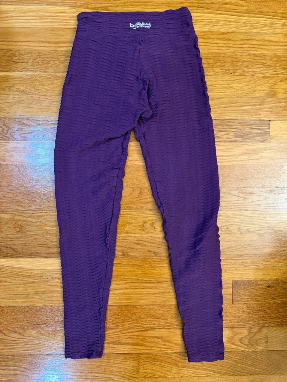 Booty by Brabants Croco Skin Seamless Leggings Purple - Size One Size Fits Most